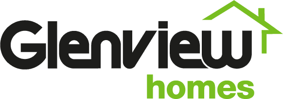 A logo for Glenview Homes